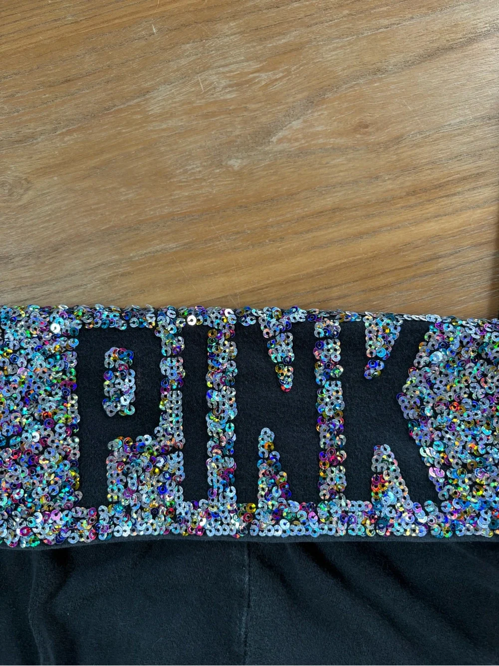 Y2k PINK Victoria's Secret Sequin Legging Set